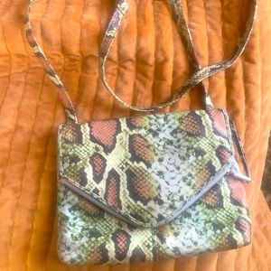 Hobo Brand snake skin crossover